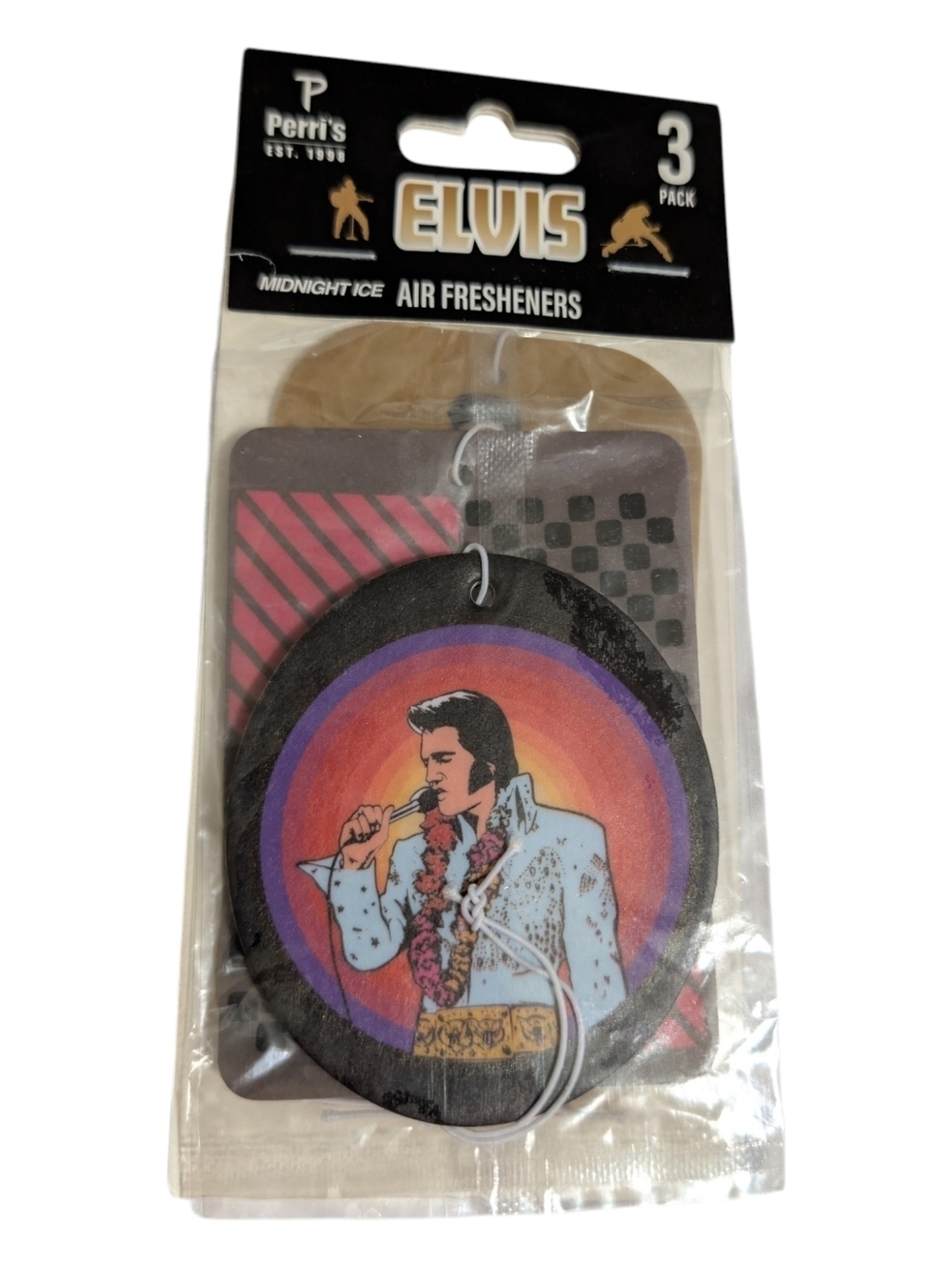 Elvis Midnight Ice Air Freshener 3 Pack